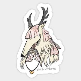 Borzoi Amelia meme Sticker